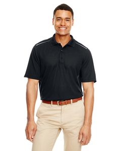 Core 365 88181R - Mens Radiant Performance Piqué Polo with Reflective Piping