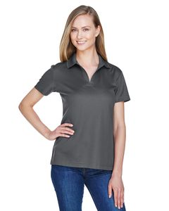 Devon & Jones DG20W - Ladies CrownLux Performance Plaited Polo Graphite