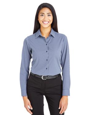 Devon & Jones DG535W - Ladies CrownLux Performance Tonal Mini Check Shirt