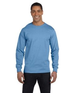 Gildan G840 - DryBlend® 5.5 oz., 50/50 Long-Sleeve T-Shirt Carolina Blue