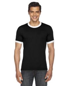 American Apparel BB410W - UNISEX Poly-Cotton Short-Sleeve Ringer T-Shirt