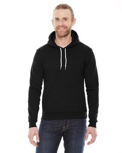 American Apparel F498W - Unisex Flex Fleece Drop Shoulder Pullover Hoodie Black