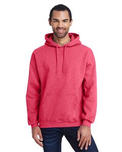 Gildan G185 - Heavy Blend™ 8 oz., 50/50 Hood (18500) Heather Sport Scarlet Red