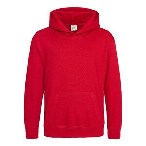All We Do JHY001 - JUST HOODS YOUTH COLLEGE HOODIE Fire Red