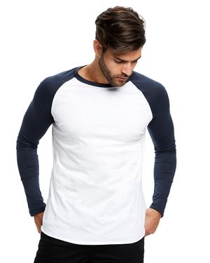 US Blanks US6600 - Adult Long Sleeve Baseball Tee