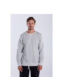 US Blanks US8000 - Adult French Terry Fleece Pullover Heather Grey