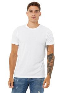 Bella+Canvas 3001CVC - Unisex Heather CVC T-Shirt Solid White Blend