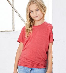 Bella+Canvas C3413Y - Youth Triblend Short Sleeve Tee Ice Blue Triblend