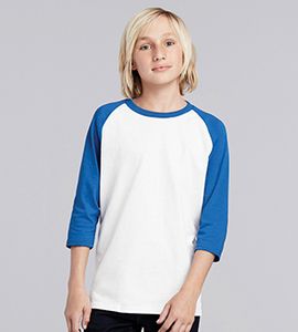 Gildan G5700B - HEAVY COTTON YOUTH 3/4 RAGLAN TEE