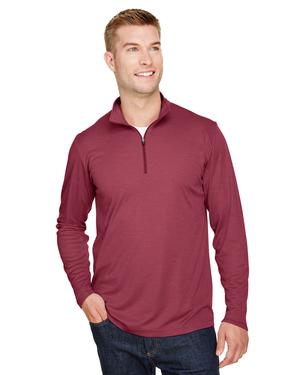 Team 365 TT31H - Mens Zone Sonic Heather Performance Quarter-Zip