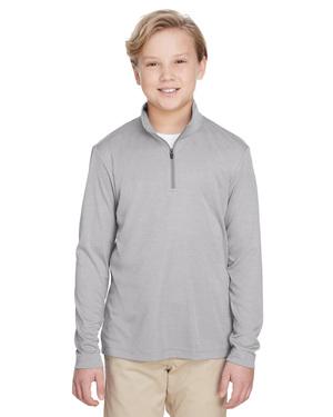 Team 365 TT31HY - Youth Zone Sonic Heather Performance Quarter-Zip