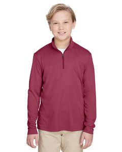 Team 365 TT31HY - Youth Zone Sonic Heather Performance Quarter-Zip