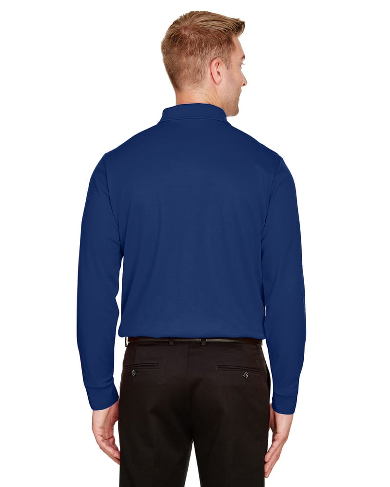 Devon & Jones DG20LT - Men's Tall CrownLux Performance Plaited Long-Sleeve Polo