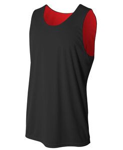 A4 A4NB2375 - Youth Reversible Jump Jersey Black/Red