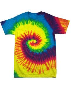 Colortone T348R - Adult Reactive Rainbow Tee Reactive Rainbow