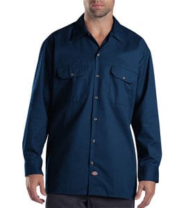 Dickies K00574 - Long Sleeve Work Shirt Dark Charcoal
