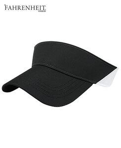 Liberty Bags F367 - Fahrenheit Performance Visor with Mesh Back Cap Black