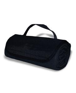 Liberty Bags LB8718 - Alpine Fleece Fleece Roll Up Blanket Black