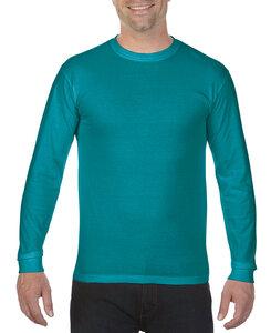 Comfort Colors CC6014 - Adult Heavyweight Ring Spun Long Sleeve Tee Topaz Blue