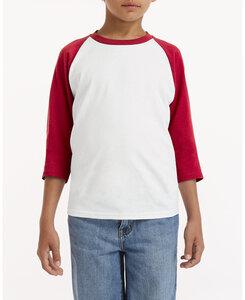 Gildan G5700B - Heavy Cotton Youth 3/4 Raglan Tee