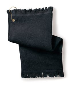 Gildan T60GH - Towels Plus Fringed Fingertip Towel with Corner Grommet