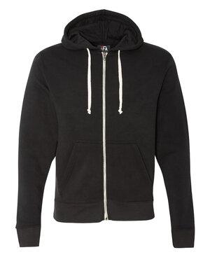 J. America JA8872 - Adult Tri-Blend Full Zip Hooded Fleece