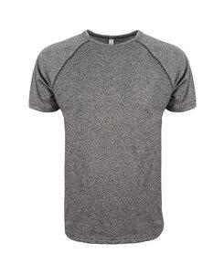 Next Level NL2050 - Men's Mock Twist Raglan Crew Heather Gray