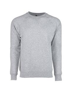 Next Level NL9000 - Unisex French Terry Raglan Crew Heather Gray