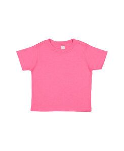 Rabbit Skins LA330T - Toddler Cotton Jersey Tee Hot Pink