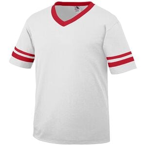 Augusta Sportswear 360 - Sleeve Stripe Jersey White/Red