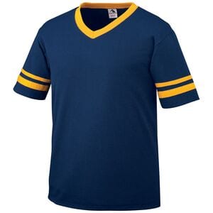 Augusta Sportswear 360 - Sleeve Stripe Jersey Navy/Gold