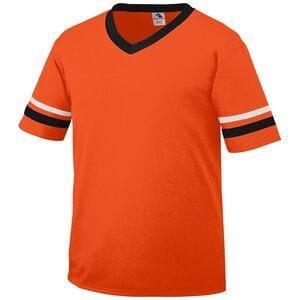 Augusta Sportswear 360 - Sleeve Stripe Jersey Orange/Black/White