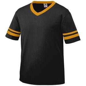 Augusta Sportswear 360 - Sleeve Stripe Jersey Black/Gold