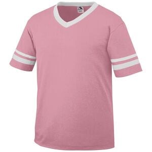 Augusta Sportswear 360 - Sleeve Stripe Jersey Pink/White