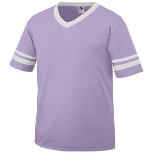 Augusta Sportswear 360 - Sleeve Stripe Jersey Light Lavender/ White