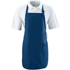 Augusta Sportswear 4350 - Full Length Apron With Pockets Navy