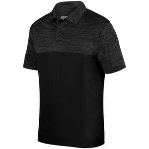 Augusta Sportswear 5412 - Shadow Tonal Heather Polo Black