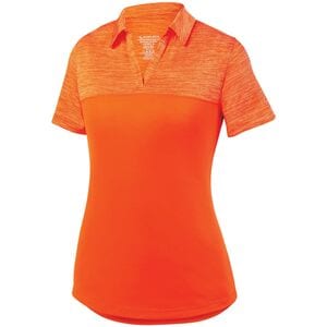Augusta Sportswear 5413 - Ladies Shadow Tonal Heather Polo Orange