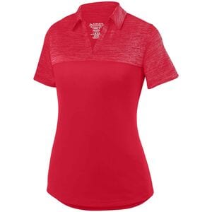 Augusta Sportswear 5413 - Ladies Shadow Tonal Heather Polo Red