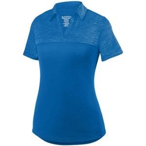 Augusta Sportswear 5413 - Ladies Shadow Tonal Heather Polo Royal blue