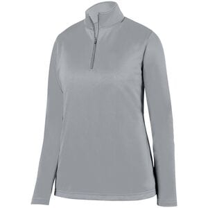 Augusta Sportswear 5509 - Ladies Wicking Fleece Pullover Athletic Grey