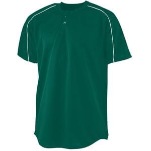 Augusta Sportswear 585 - Wicking Two Button Baseball Jersey