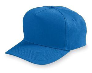 Augusta Sportswear 6202 - Five Panel Cotton Twill Cap Royal blue