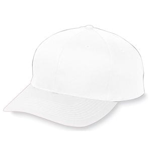 Augusta Sportswear 6206 - Youth Six Panel Cotton Twill Low Profile Cap White