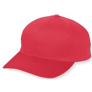 Augusta Sportswear 6206 - Youth Six Panel Cotton Twill Low Profile Cap Red