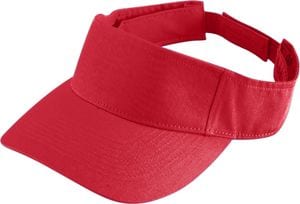 Augusta Sportswear 6225 - Sport Twill Visor Red