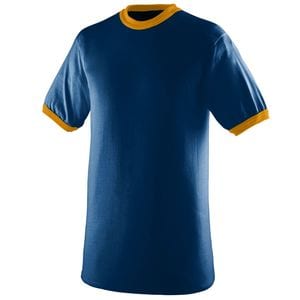 Augusta Sportswear 710 - Ringer T Shirt Navy/Gold