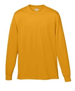 Augusta Sportswear 788 - Adult Wicking Long Sleeve T Shirt Gold
