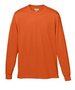 Augusta Sportswear 788 - Adult Wicking Long Sleeve T Shirt Orange