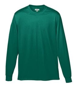 Augusta Sportswear 788 - Adult Wicking Long Sleeve T Shirt Dark Green